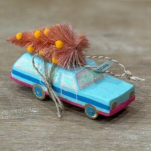 Anthropologie Tree In Transport Ornament, Car
